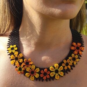 Handmade beaded necklace